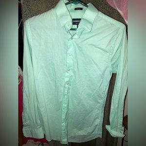Express casual button up long sleeve for men